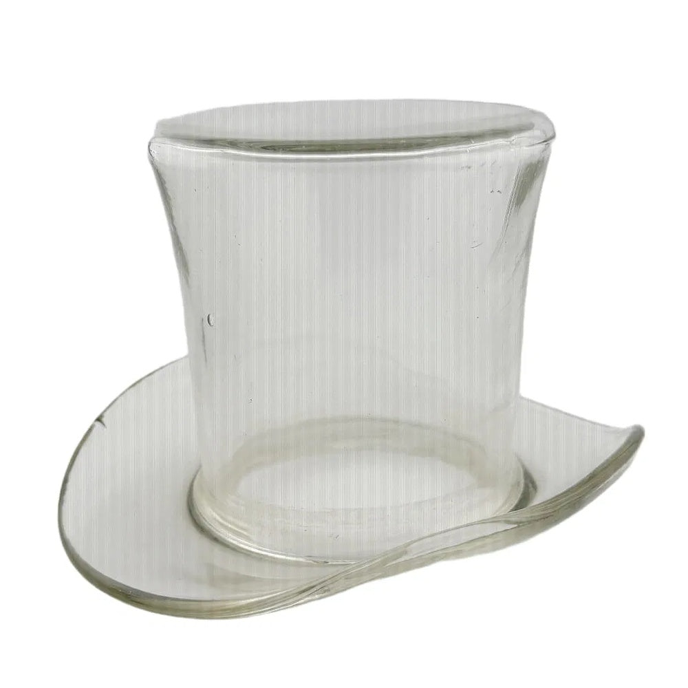 Vintage Blenko Hand-Blown Glass Top Hat Vase