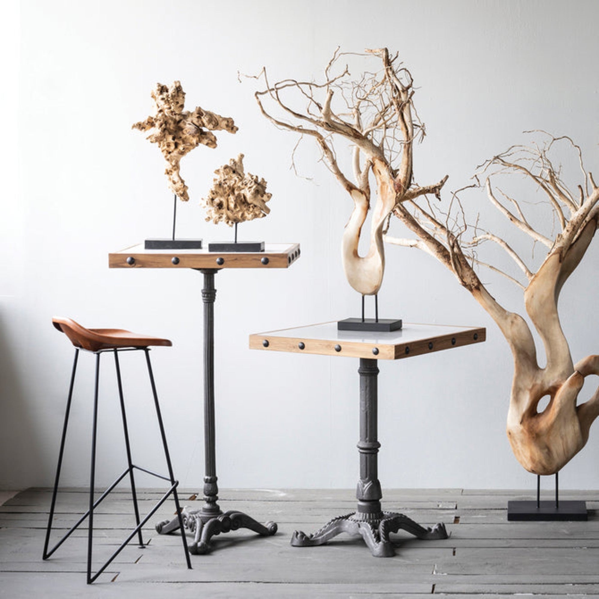 Mahogany Tree Abstract Sculpture
