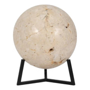 Stone Moon on Stand 9" H