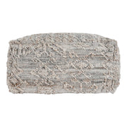 Performance Tundra Gray Multi Pouf