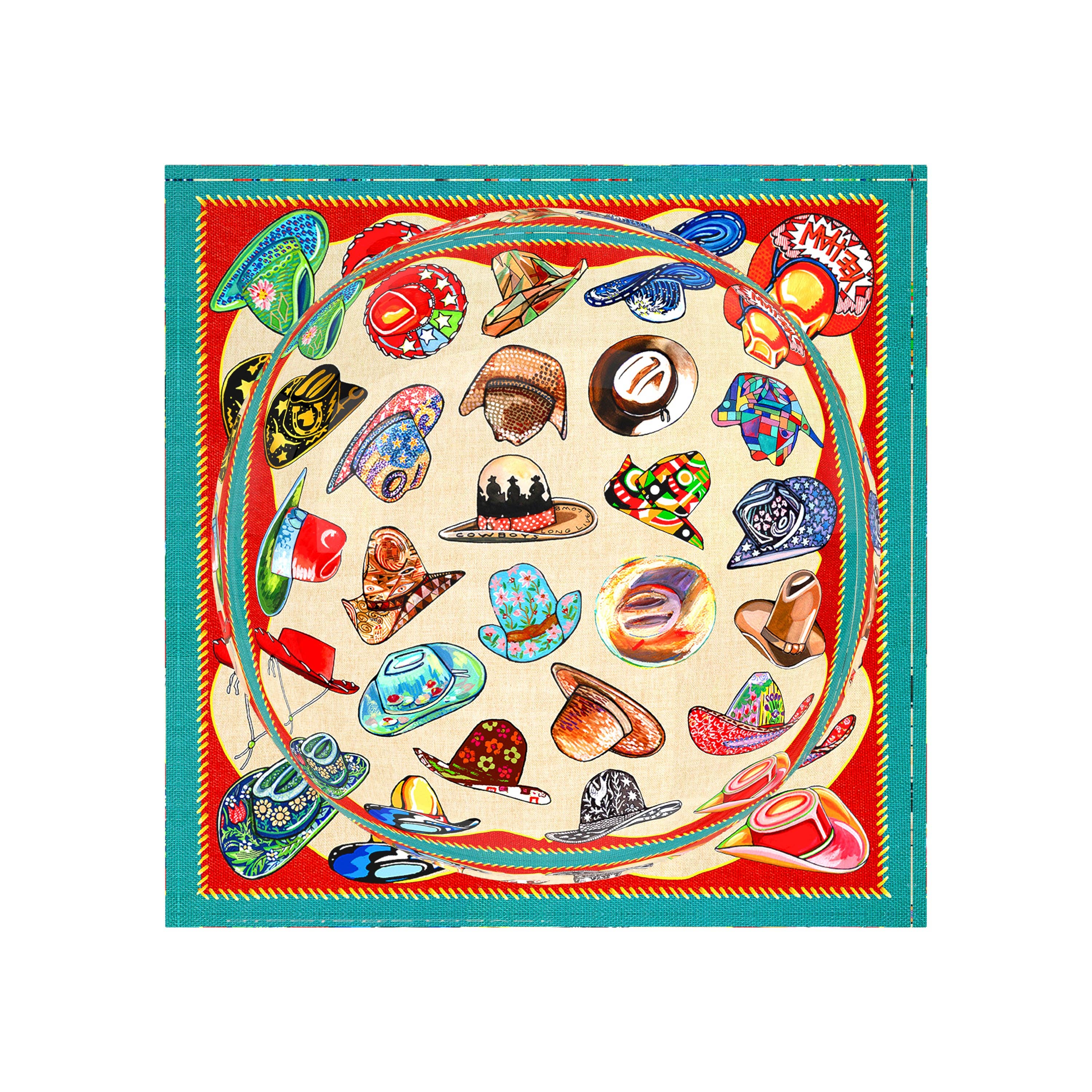 Gallon Hat XOXO Acrylic Candy Catchall Dish