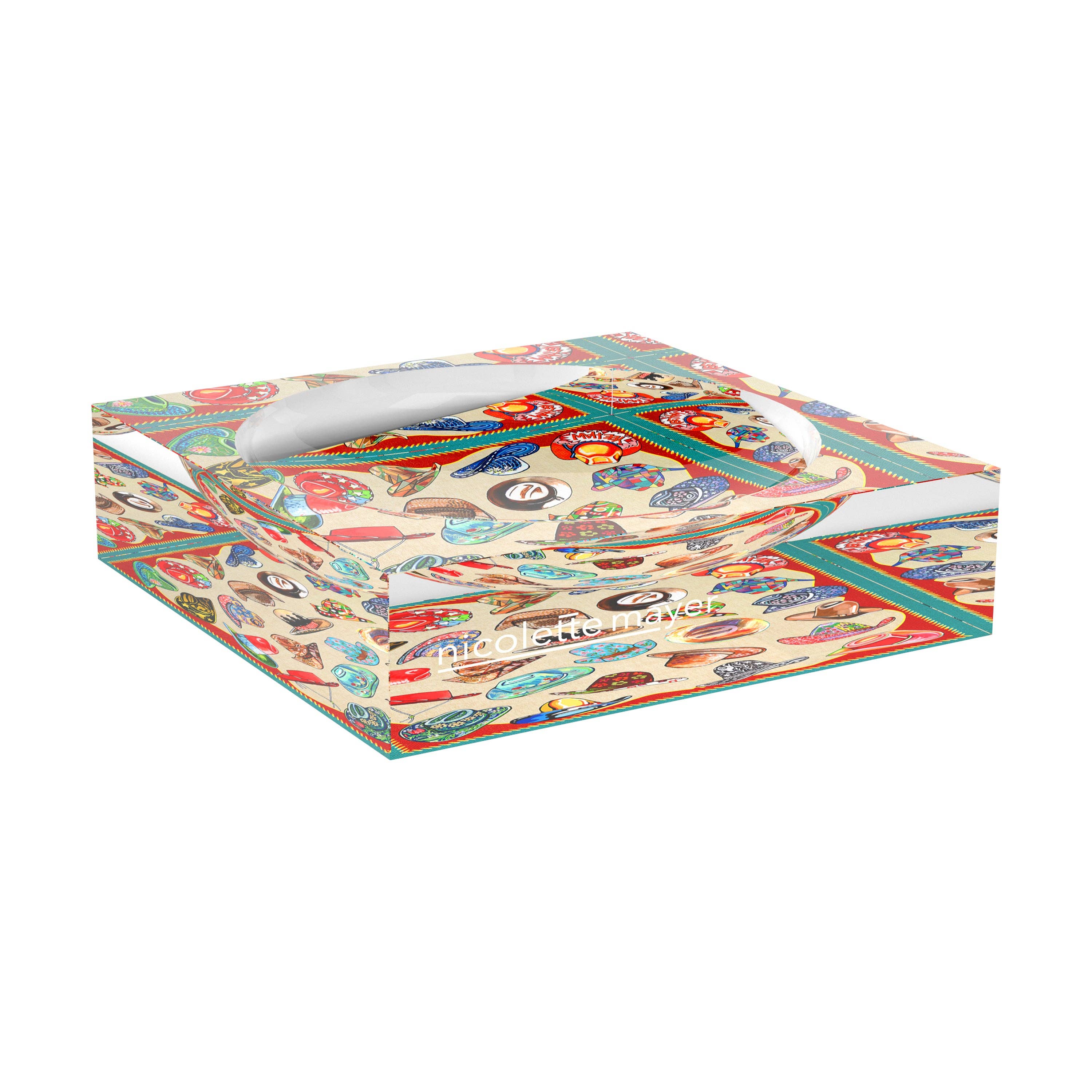 Gallon Hat XOXO Acrylic Candy Catchall Dish