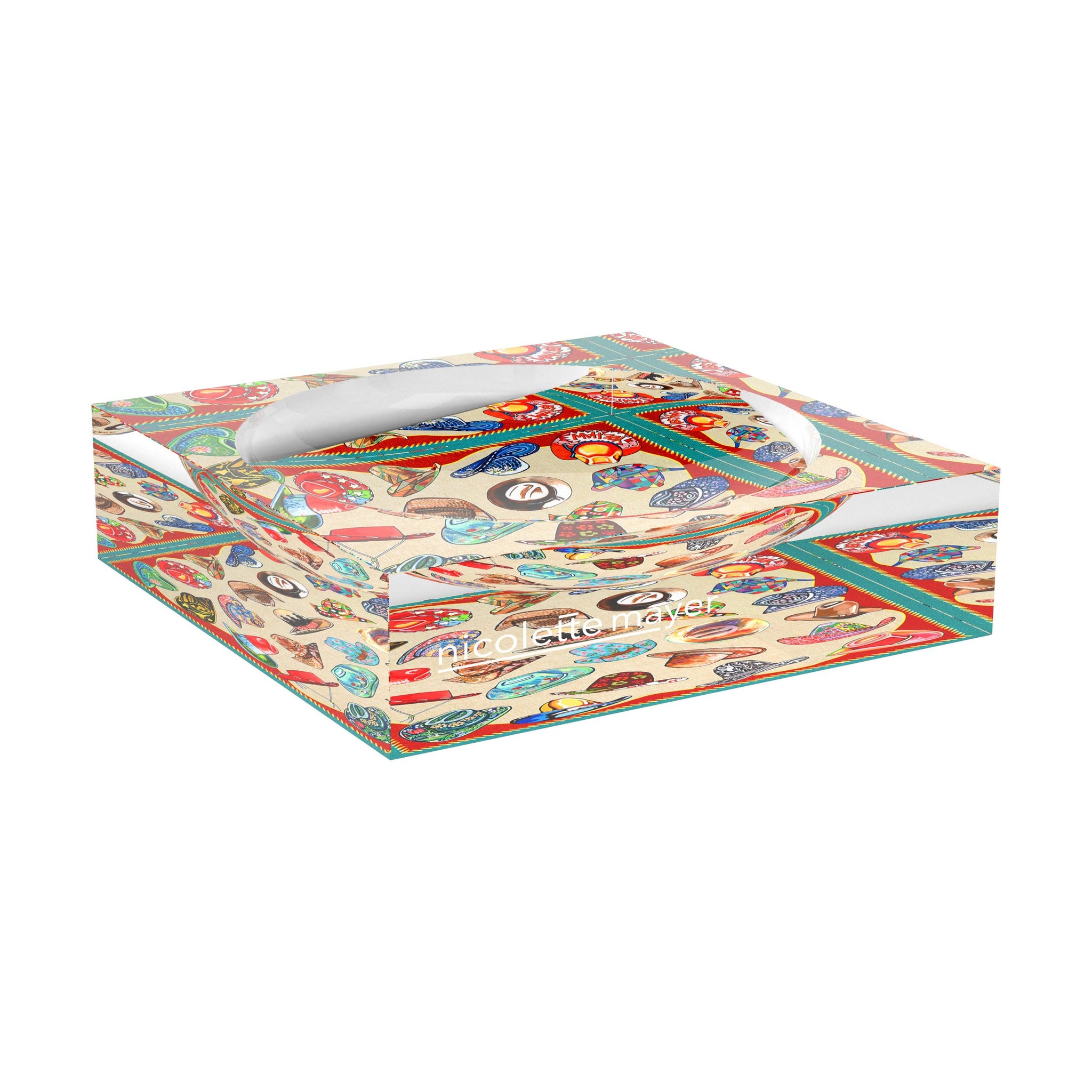 Gallon Hat XOXO Acrylic Candy Catchall Dish