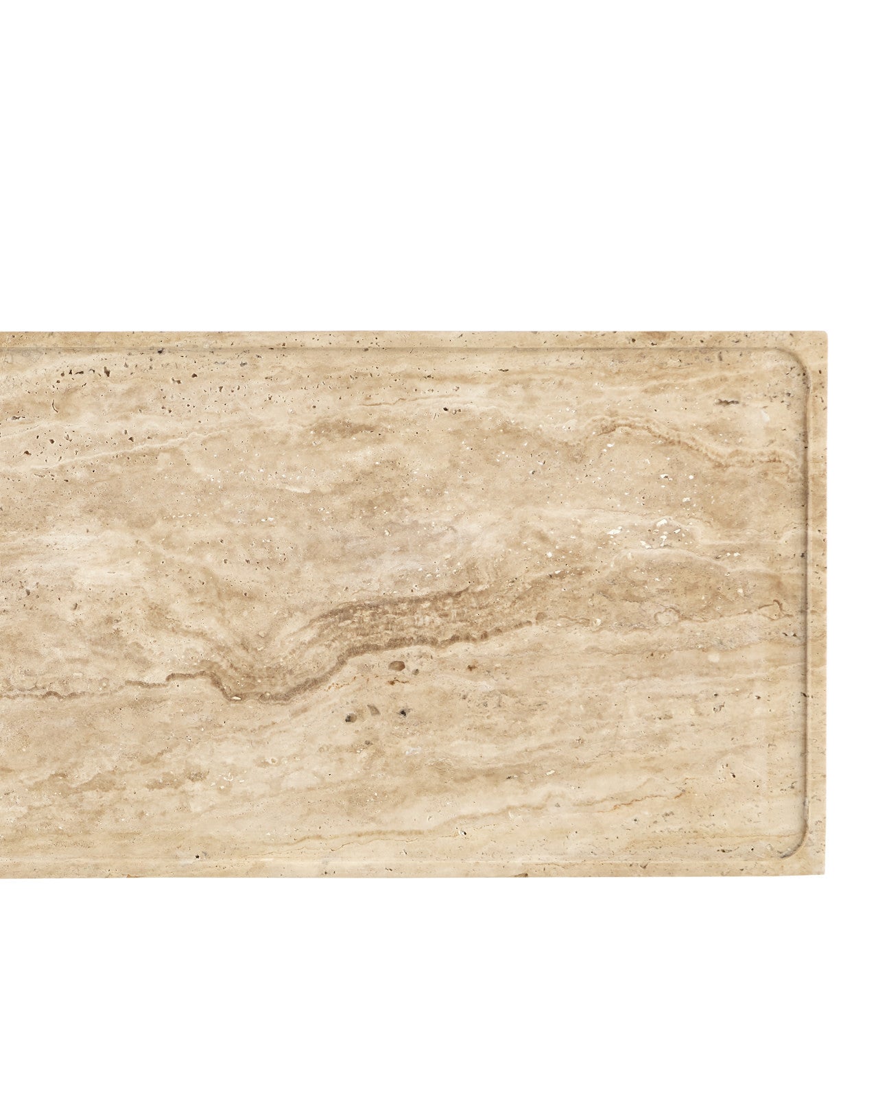 Boyles Travertine Console Table