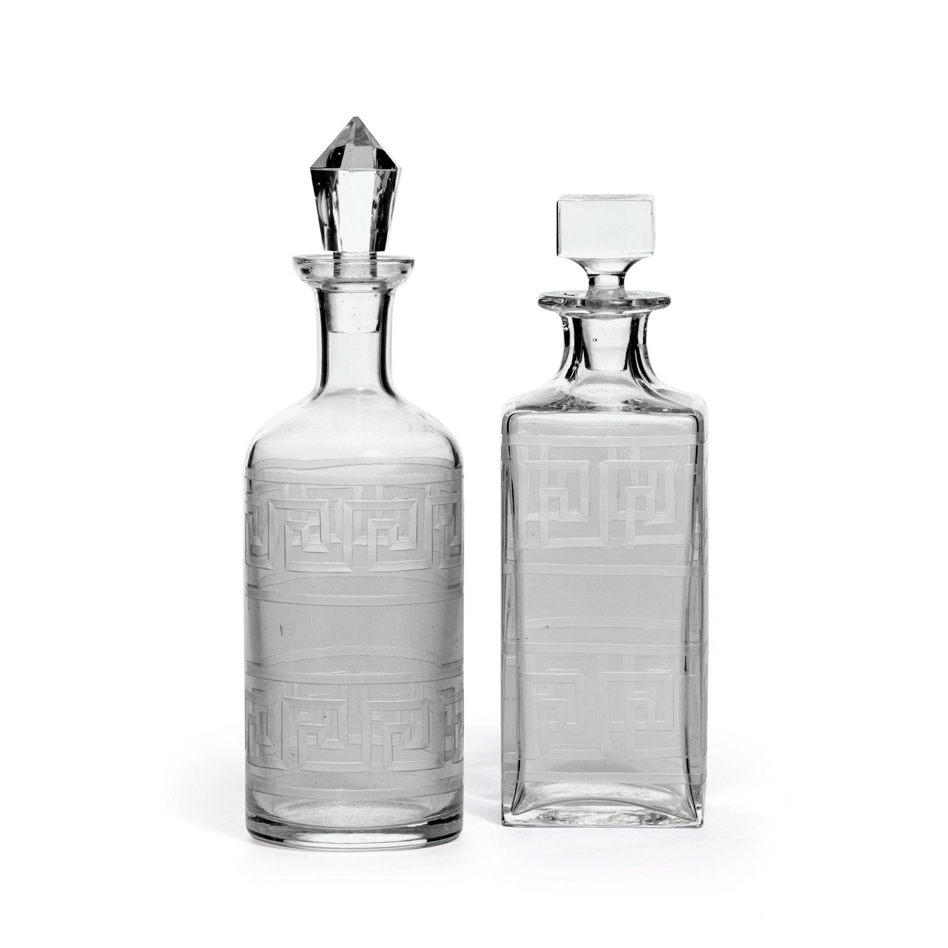 Set of Two Moriches Decanters