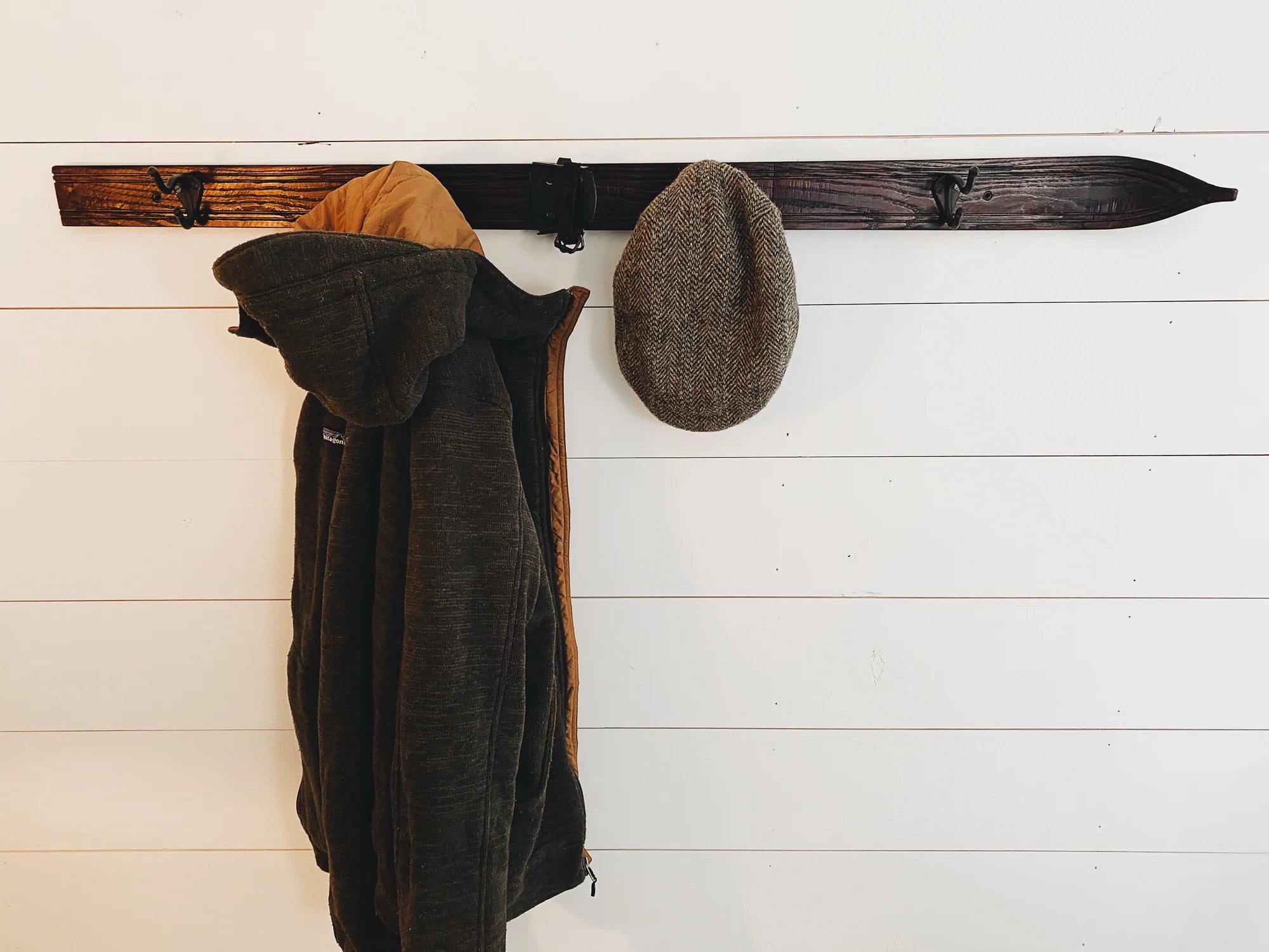 Vintage Ski Coat Hooks