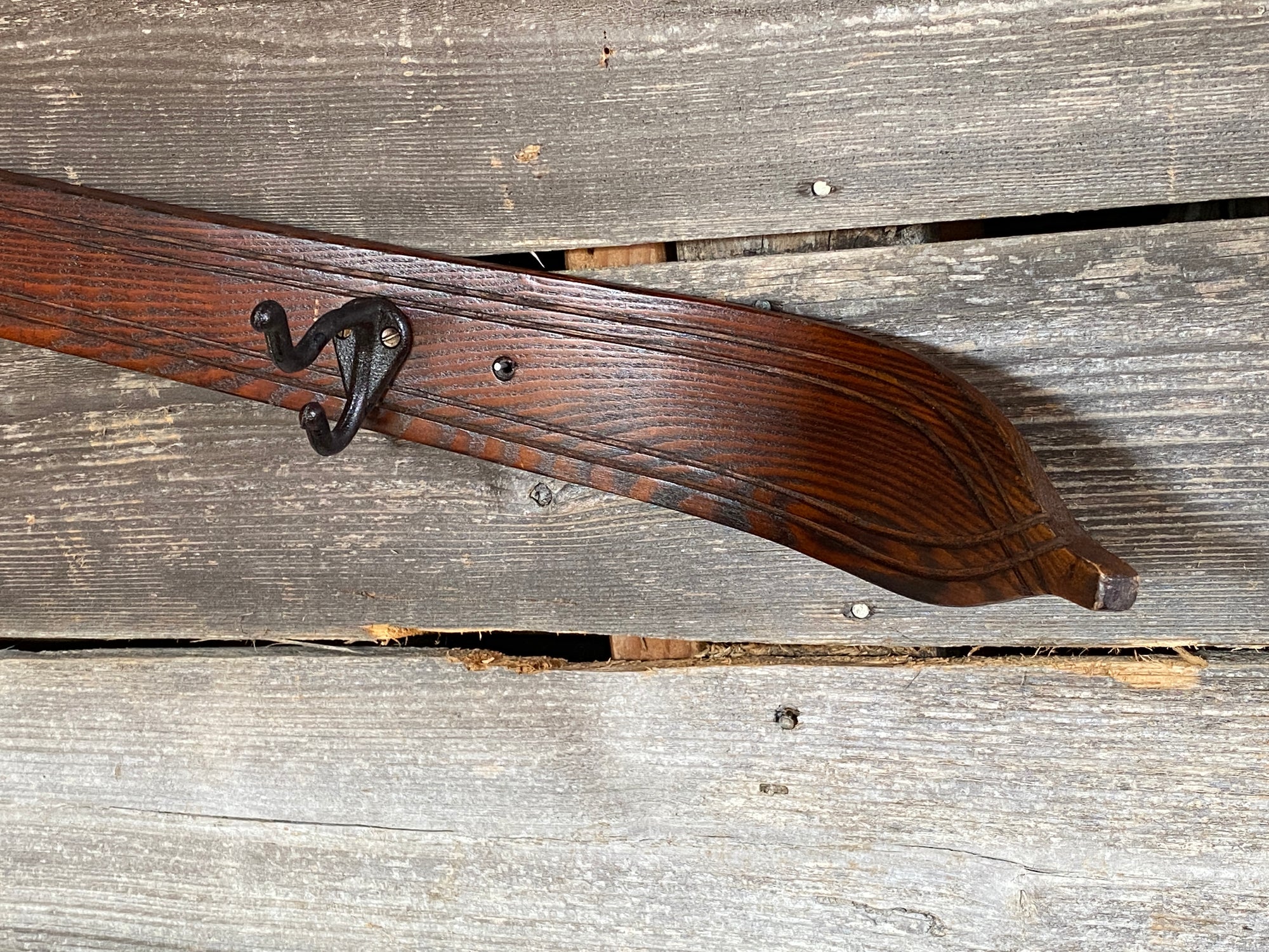 Vintage Ski Coat Hooks