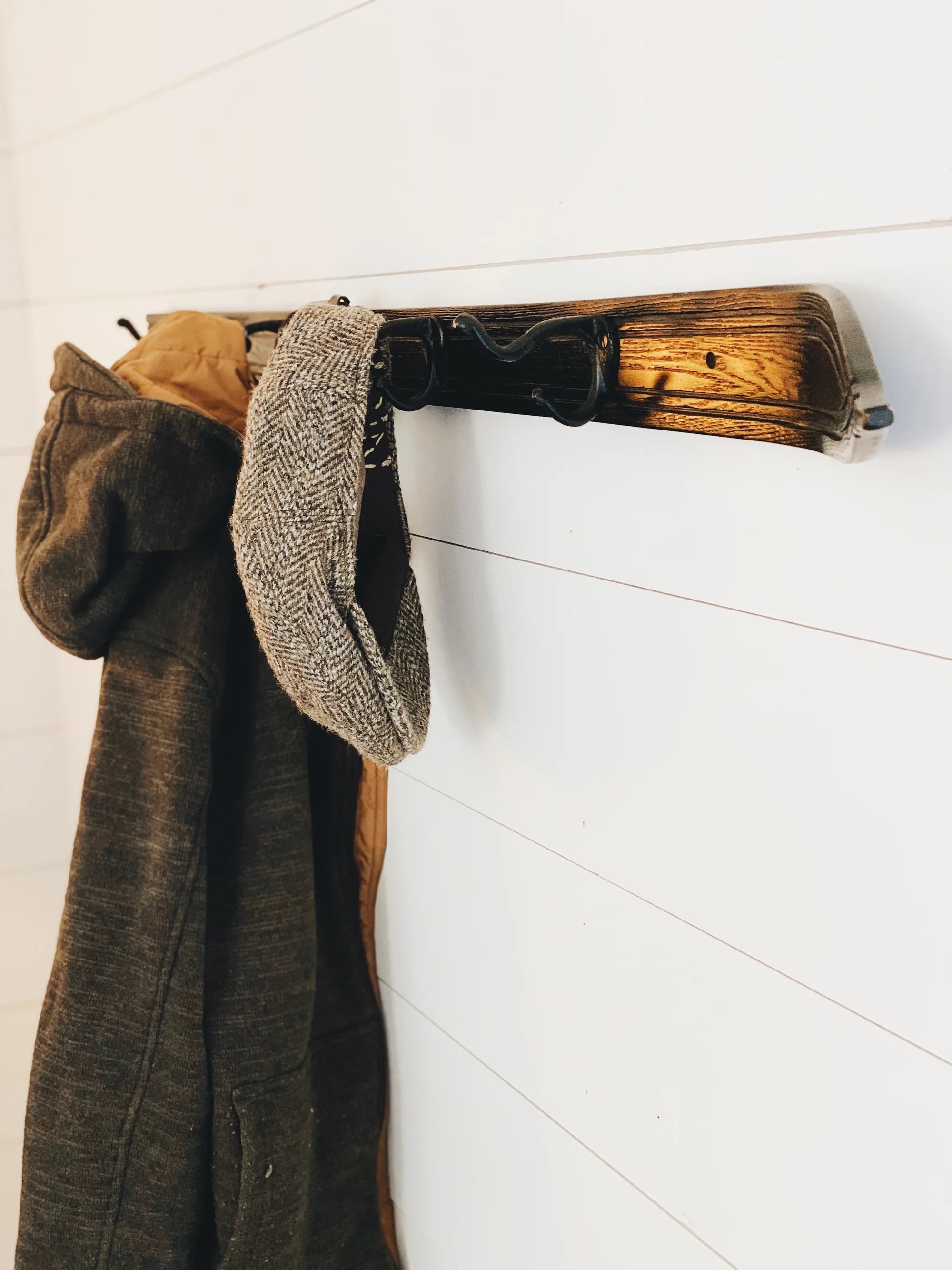 Vintage Ski Coat Hooks