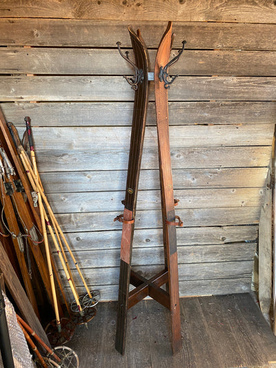 Vintage Ski Hall Tree