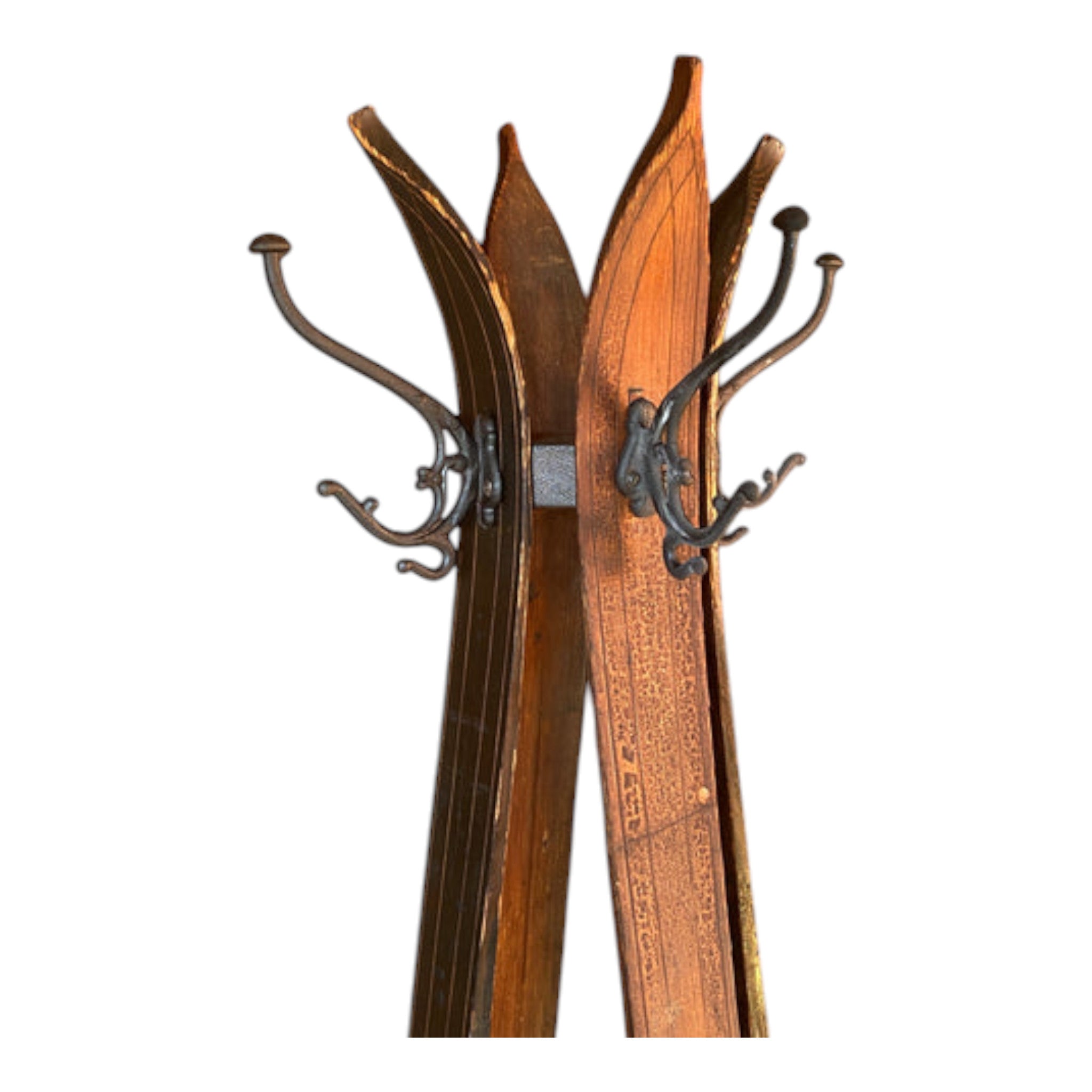 Vintage Ski Hall Tree