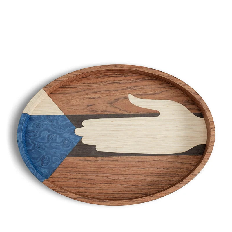 L'Objet Edgar Oval Tray