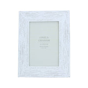 Whitewash Beaded 4x6 Frame