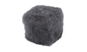 Lamb Fur Pouf